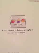 Load image into Gallery viewer, Wee Buns, Birthday or Congratulations Card with Cupcakes
