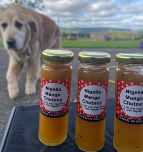 Nigella Mango Chutney, 3 delicious jars