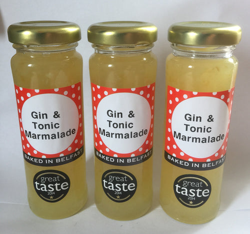 Gin & Tonic Marmalade. Set of 3 Jars