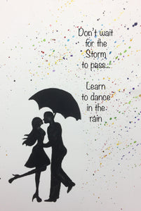 Dancer Print, dance in the rain