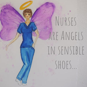 Nurses are Angels Greeting Card