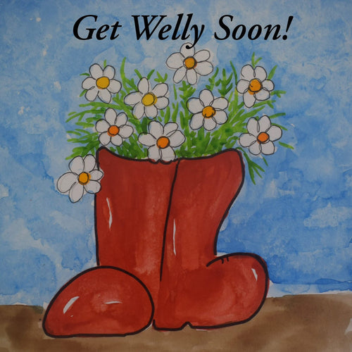 Get Welly Soon Get Well card