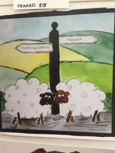 Load image into Gallery viewer, Personalised Sheep Signpost Art Print